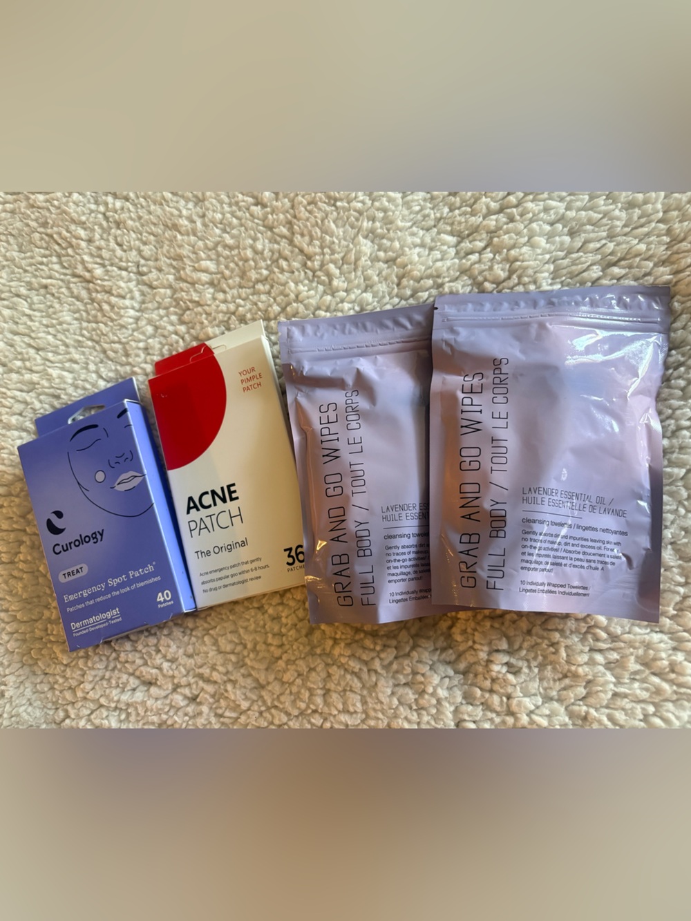 Acne Patches & Grab & Go Body Wipes